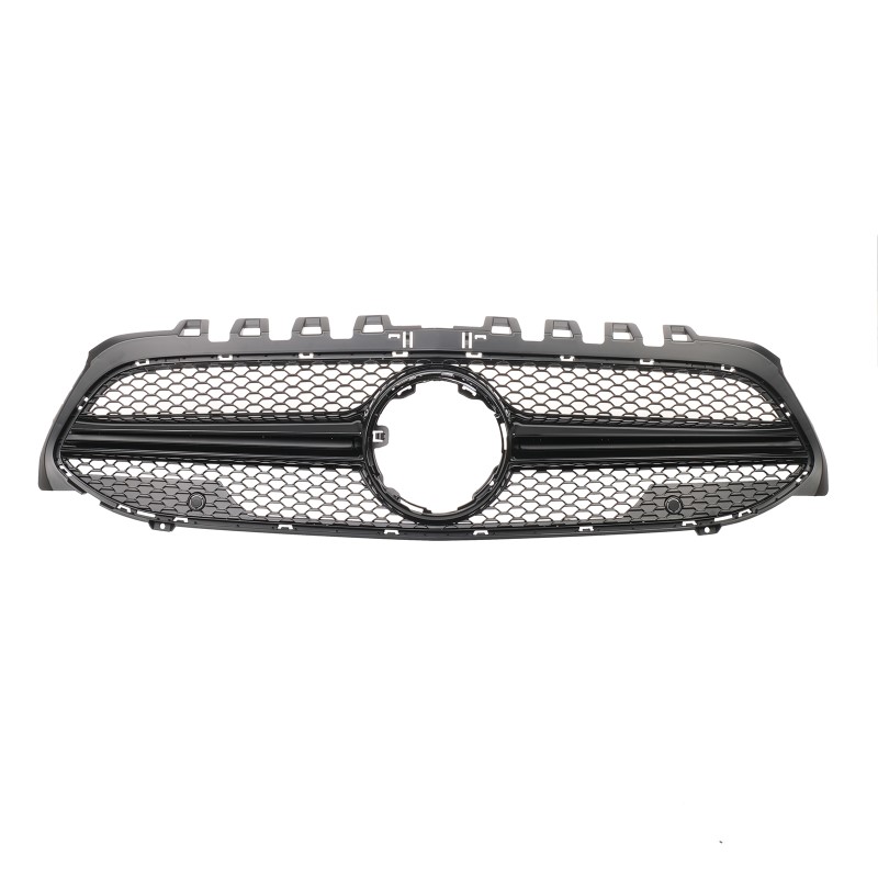 Grill passend voor Mercedes A klasse W177 A45 look Glans Zwart