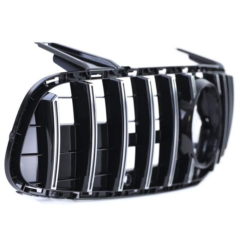 Grill passend voor Mercedes SL R231 Facelift 16-21 GT Design Zwart/Chroom