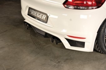 Diffuser passend voor Volkswagen Scirocco Rieger