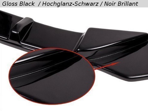 Voorspoiler passend voor Mercedes GLE C167 AMG Pakket Coupe / SUV Maxton Glans Zwart