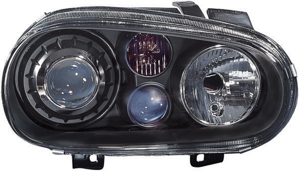 Koplampen VW Golf IV R32-look zwart