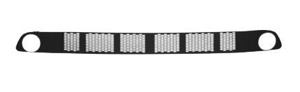 voorbumper grille, met mistlampgaten, 09/2002-Nissan Almera, 200
