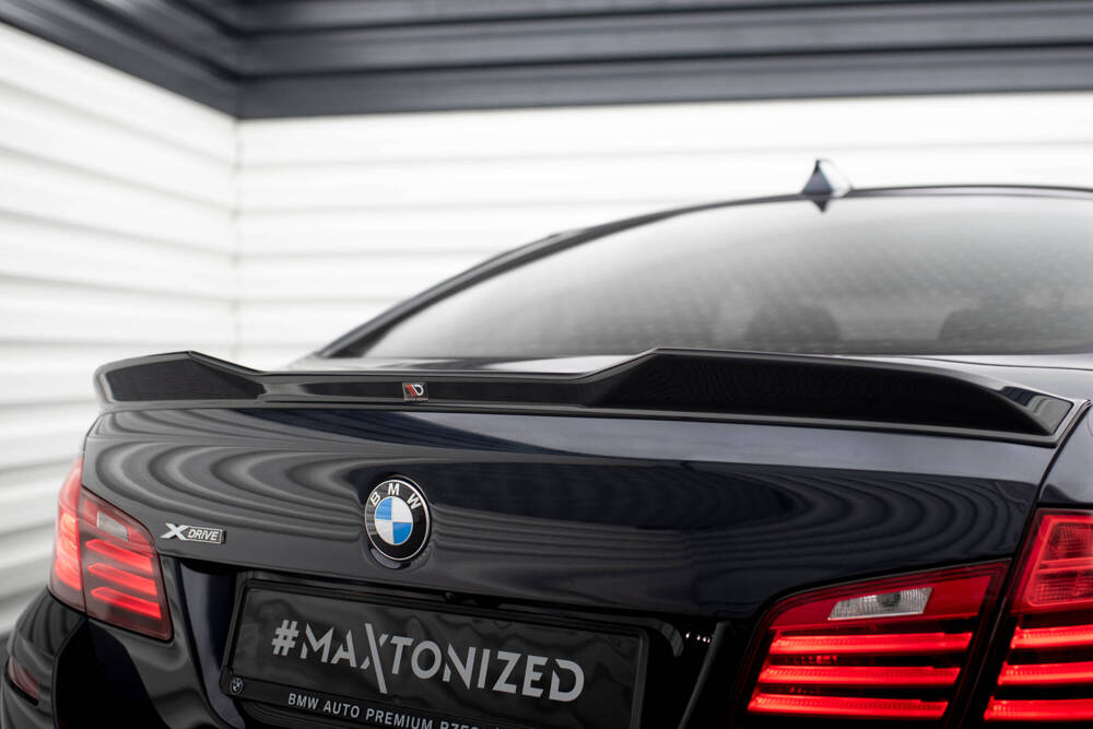 Spoiler passend voor BMW 5 Serie F10 Maxton Glans Zwart