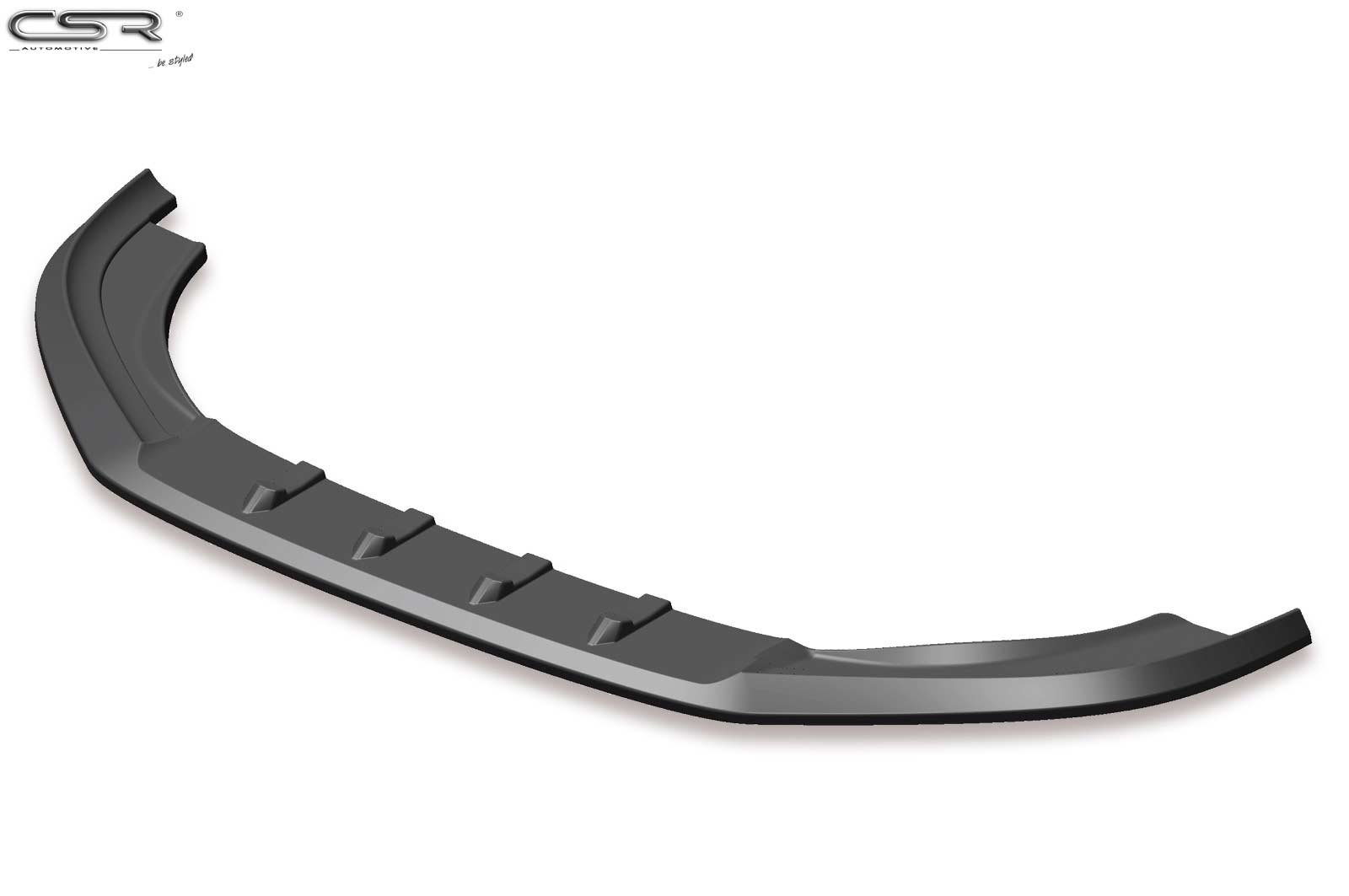 Voorspoiler passend voor VW Golf 6 R Glans Zwart – 12/2009–10/2012