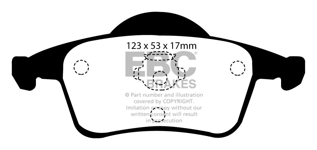 EBC Brakes PEUGEOT BEDRIJFSWAGEN 504 Pick Up 2.3 D 83-94 Remblok