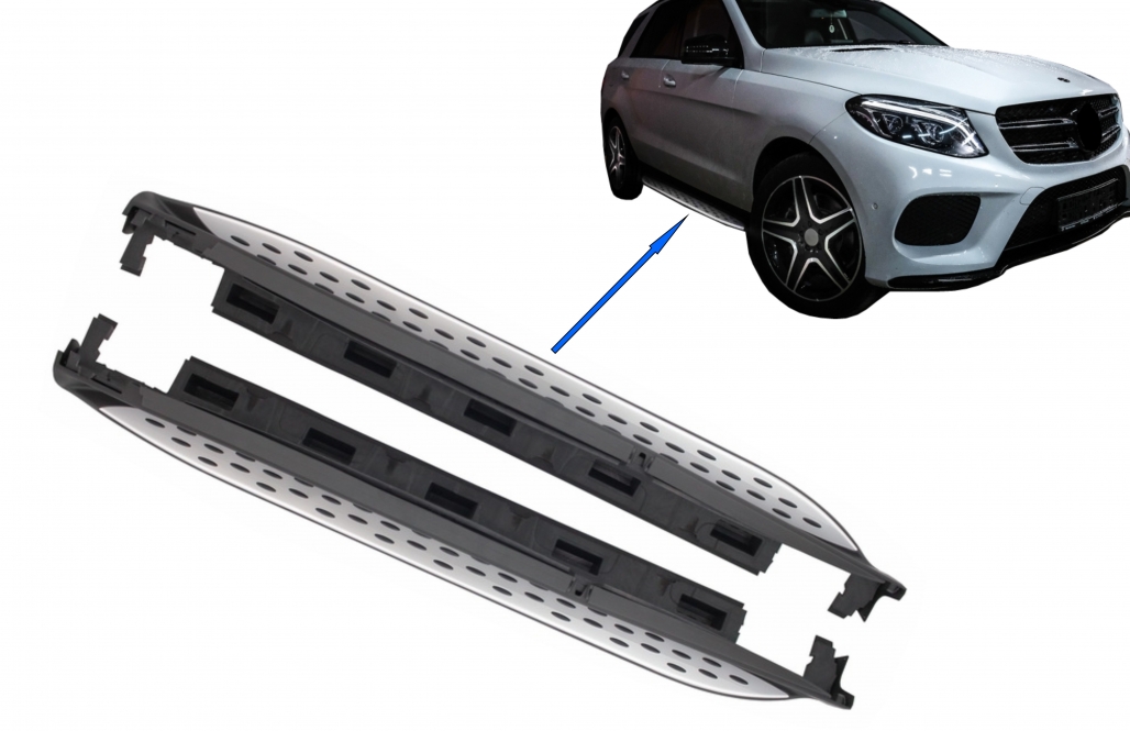 Sidesteps Treeplanken passend voor Mercedes GLE & M klasse W166 11-18