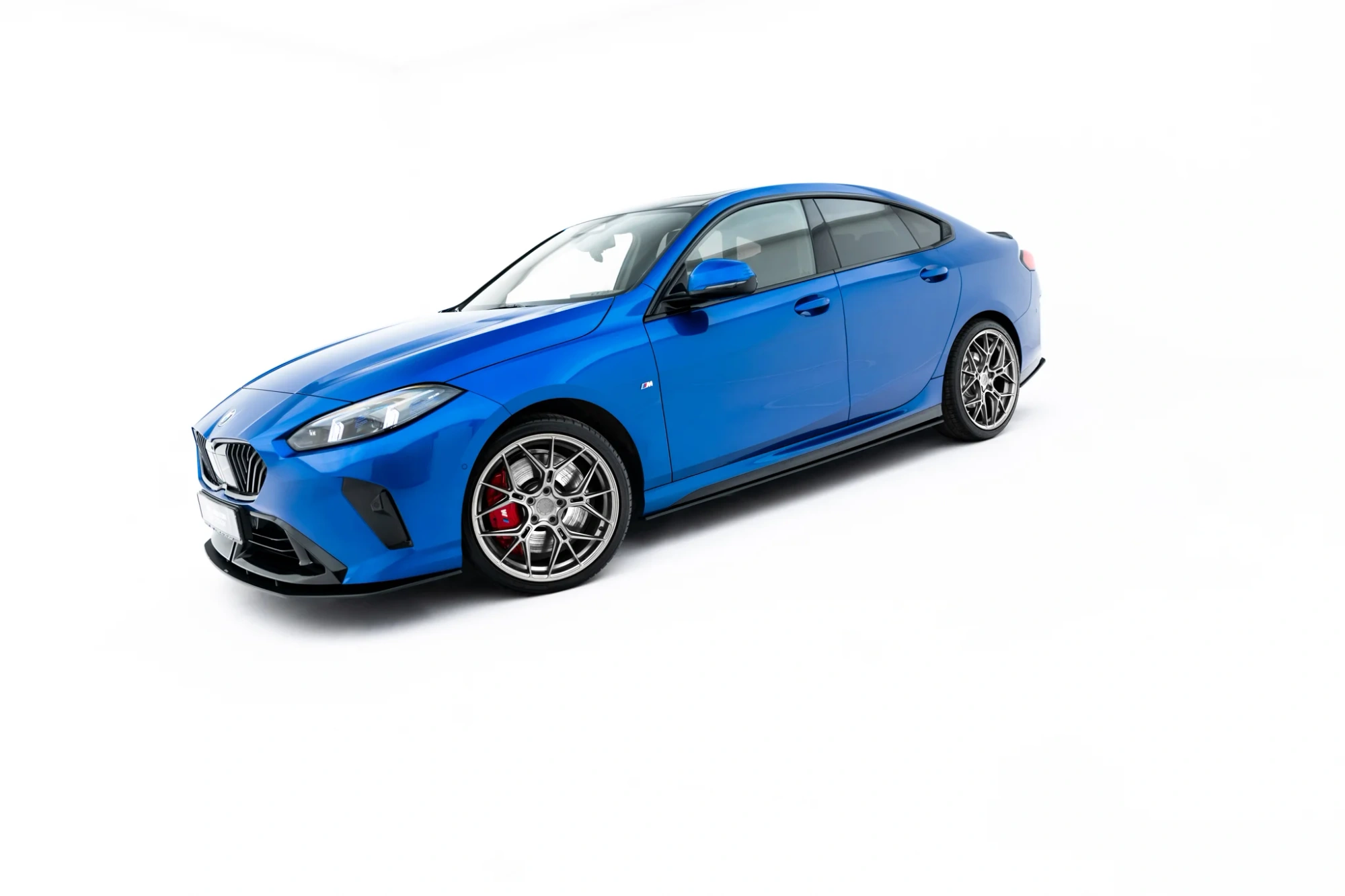 Street Pro Zijskirts passend voor BMW M135i F70 / BMW M235i F74 Maxton Glanzend zwart