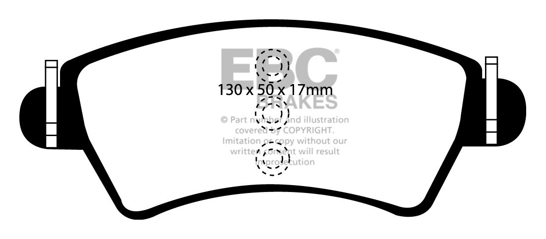 EBC Brakes CITROEN Xsara 1.8 16v 98-2000 Remblokken voorzijde
