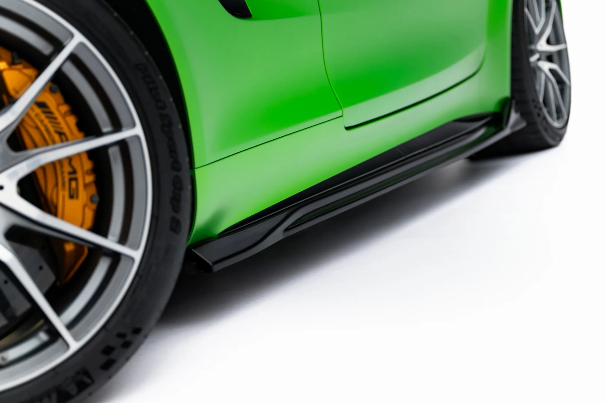 Zijskirts passend voor Mercedes-AMG GT R C190 Facelift Glans Zwart