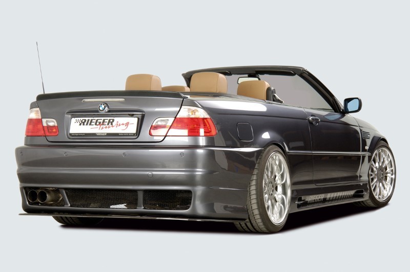 Spoilerzwaard voor Achterbumper passend voor BMW E36 E46-Look Niet compact Ri