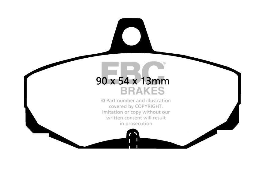 EBC Brakes WESTFIELD SEiGHT Remblokken achterzijde greenstuff