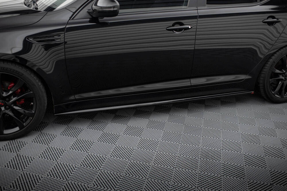 Zijskirts Kia Optima Mk3 Maxton Glans Zwart