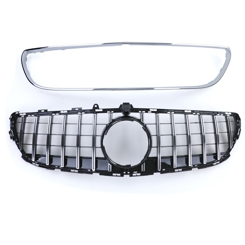 Grill passend voor Mercedes CLS C218 Facelift 14-18 GT Design Zwart/Chroom