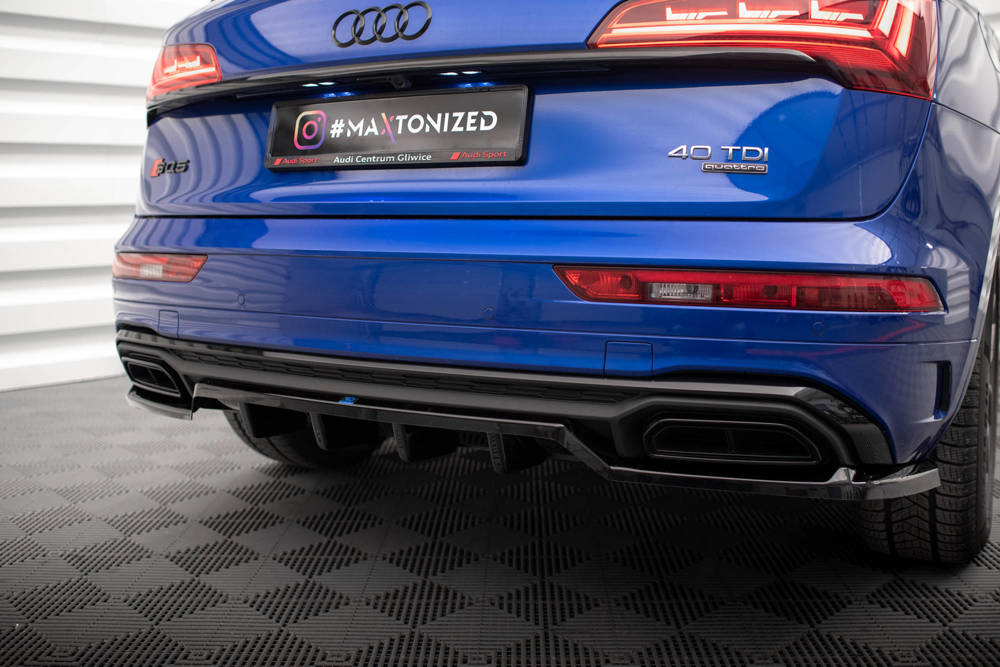 Bodykit passend voor Audi Q5 S-Line SUV Facelift 2020 - Maxton Glans Zwart