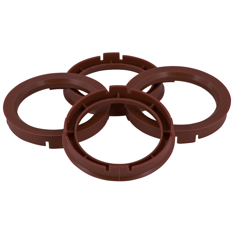 Set TPI Centreerringen - 74.1->63.4mm - Bruin