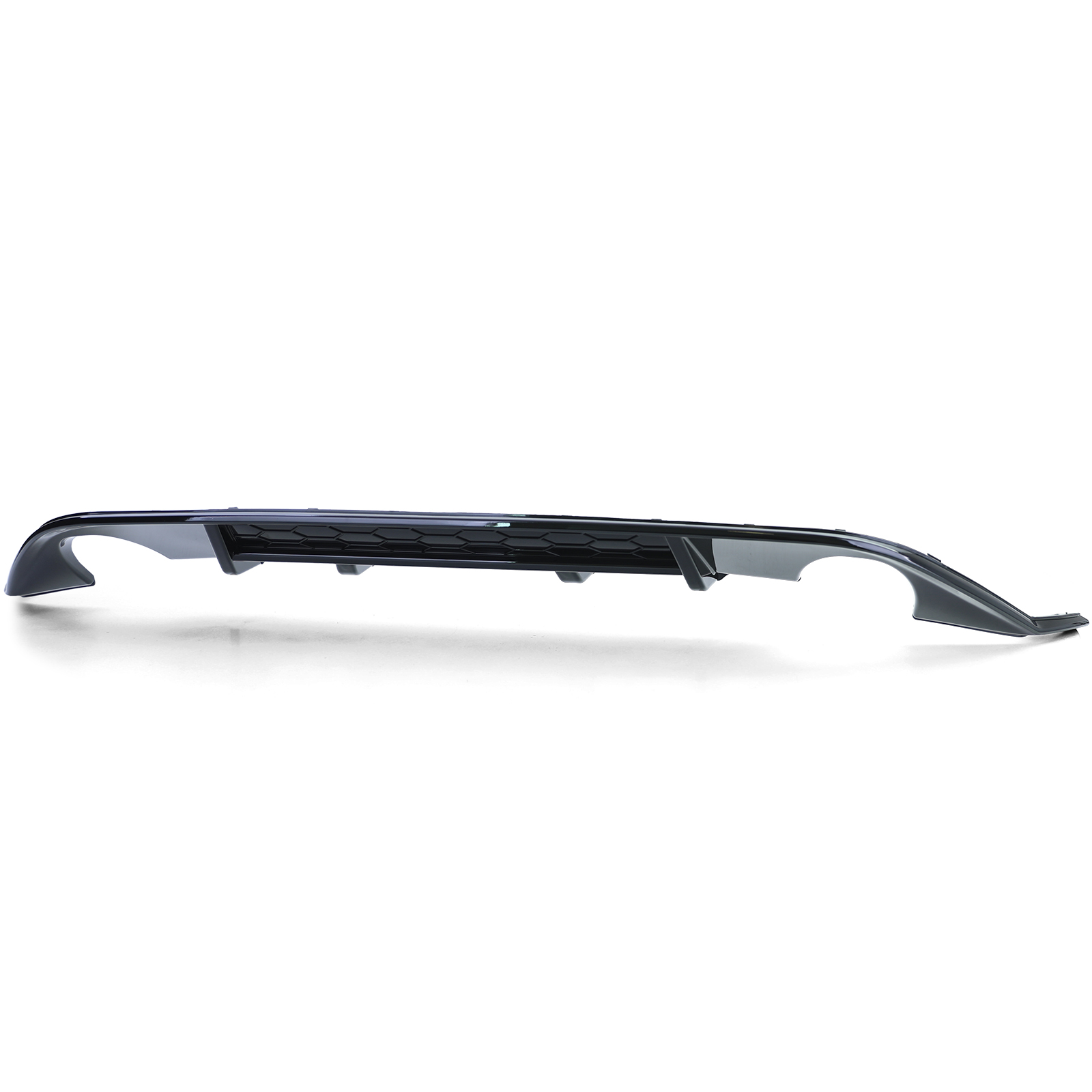 Diffuser passend voor VW Golf 7 GTI 13-17 Glans Zwart