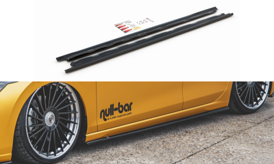 Zijskirts passend voor Volkswagen Golf 8 Glans Zwart