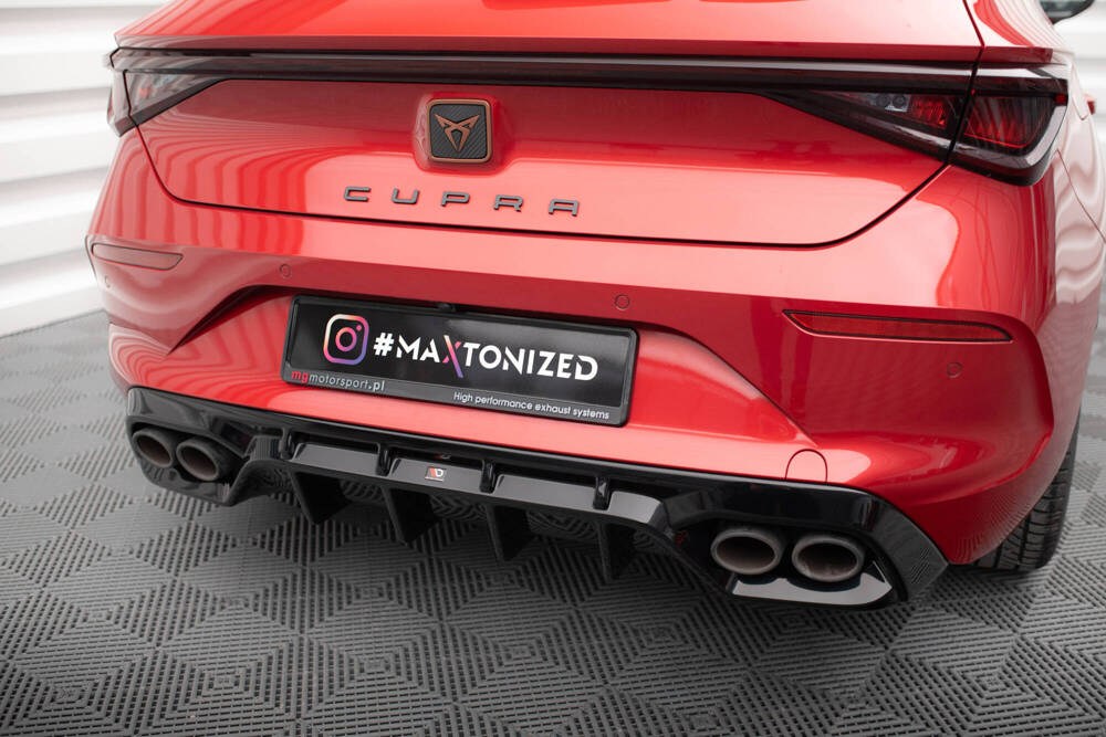 Diffuser passend voor Cupra Leon KL Maxton Glans Zwart