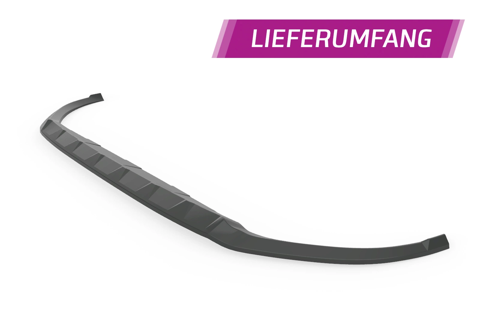 Voorspoiler passend voor VW Golf 7 Glans Zwart (08/2012 - 2017, pre-Facelift) van CSR Automotive