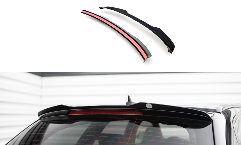 Spoiler passend voor Audi RS6 C6 Avant Maxton Glans Zwart