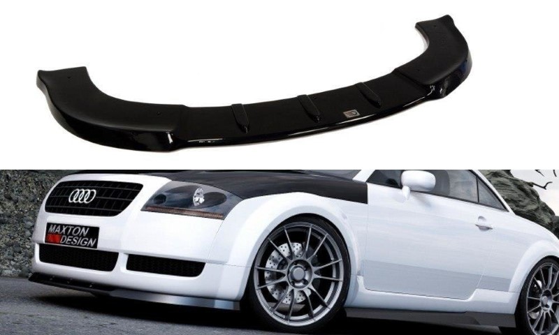 Voorspoiler Audi TT 8N Glanzend Zwart