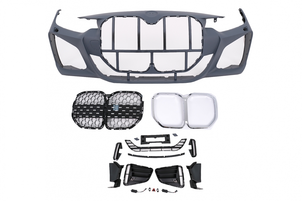 Voorbumper passend voor BMW 4 Serie F33 F32 F36 Look G22 Chroom