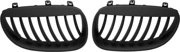 Grill Nieren passend voor BMW E60 Zwart