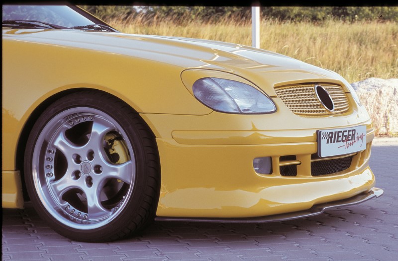 Spoilerzwaard met echt carbon voor Voorspoiler aanzet Mercedes S