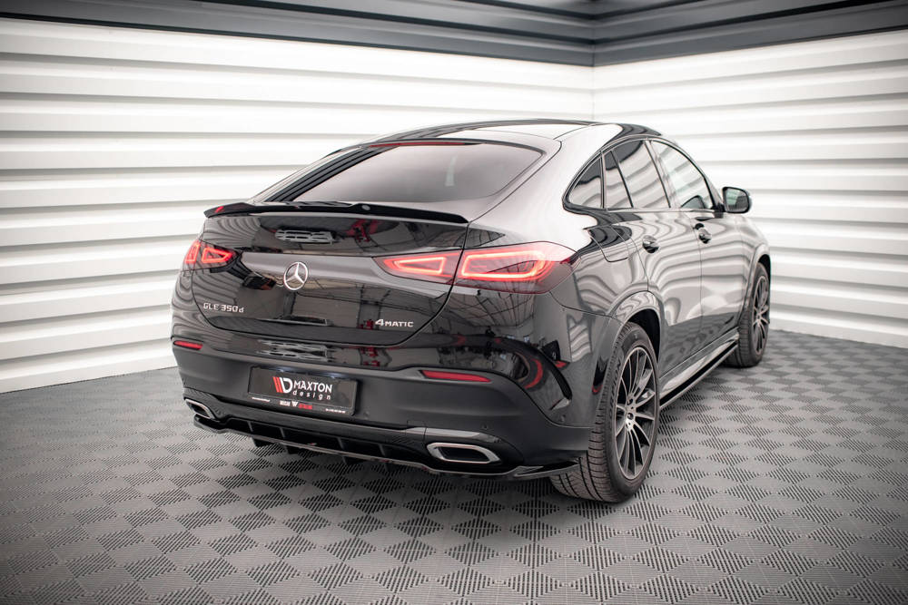 Spoiler passend voor Mercedes GLE Coupe AMG Pakket W167 Maxton Glans Zwart