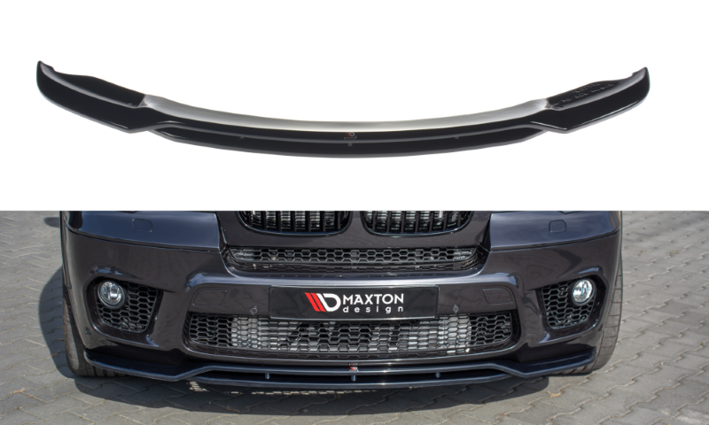 Voorspoiler BMW X5 E70 Facelift M-Pack Glanzend Zwart