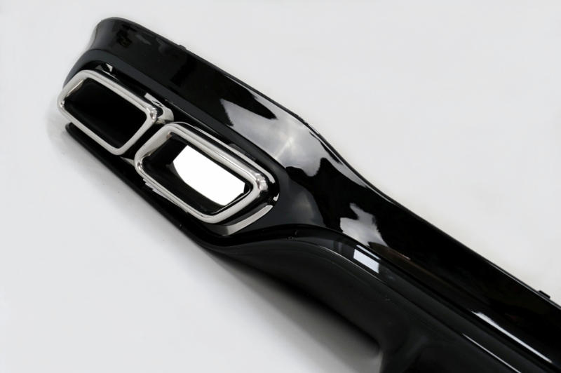 Diffuser passend voor Mercedes E-Class W213 AMG Line (2016-..) E63 Design Black Edition