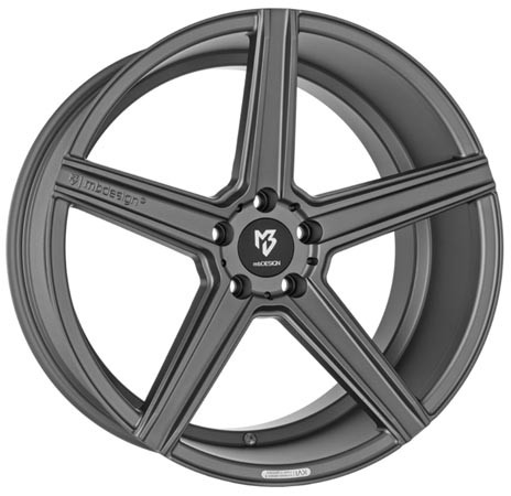 mbDESIGN KV1 DC Grey 10,5x20 5x120 ET45 Velgen
