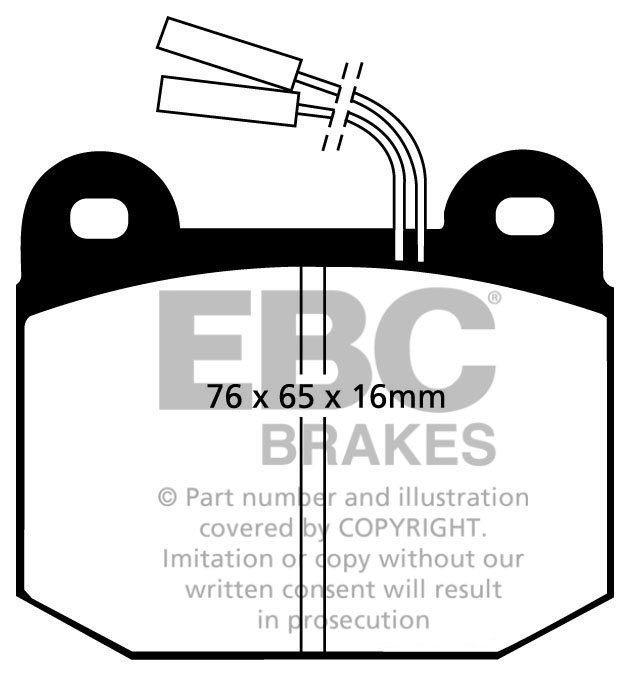 EBC Brakes ALFA ROMEO Alfa 75 2.5 85-86 Remblokken voorzijde