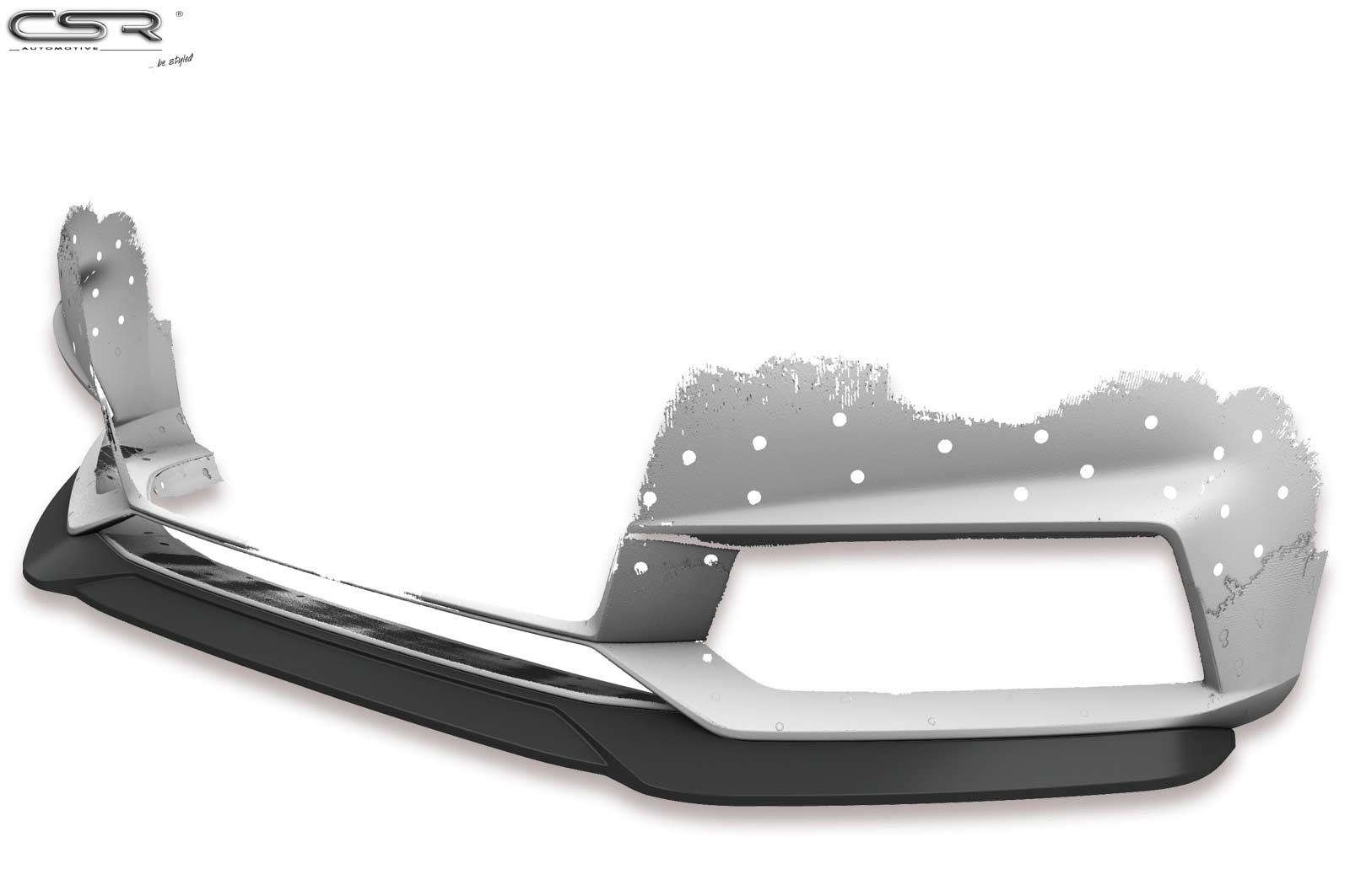 Voorspoiler passend voor Audi A4 B9 8W S-Line / S4 B9 8W Carbon look