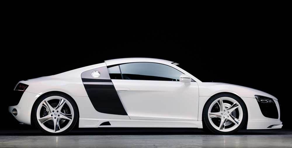 Zijskirts passend voor Audi R8 Rieger