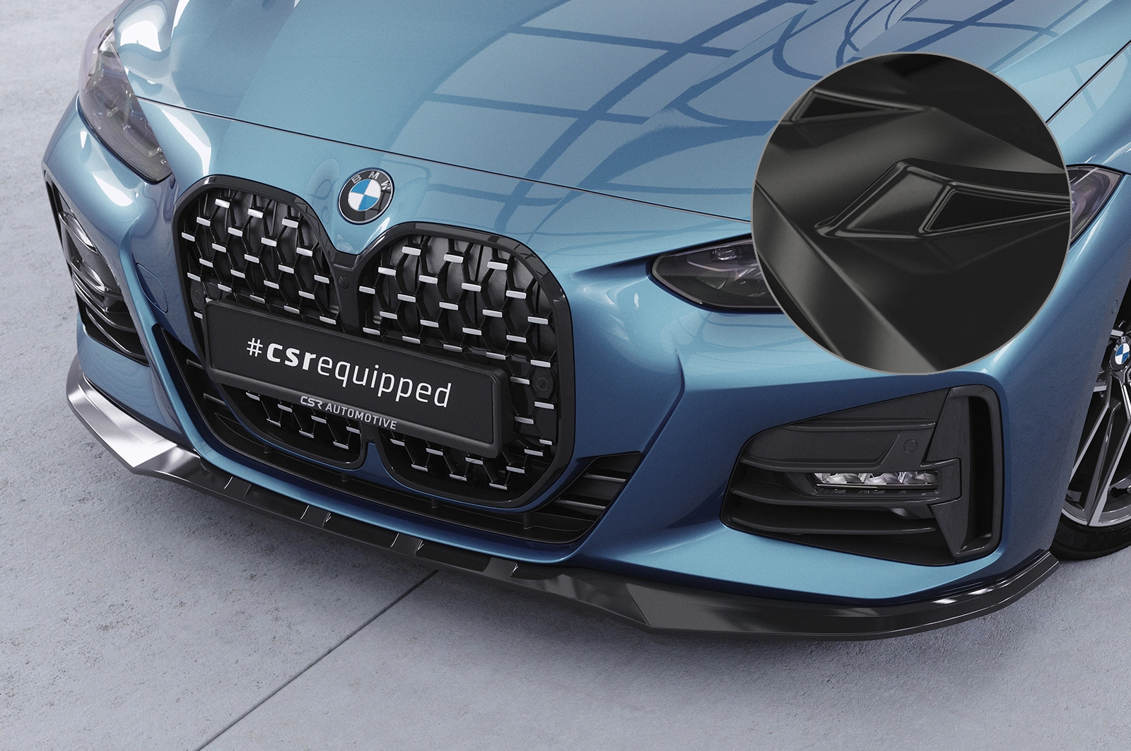 Voorspoiler passend voor BMW 4 Serie (G22/G23) M-Pakket en M440i – CSR Automotive