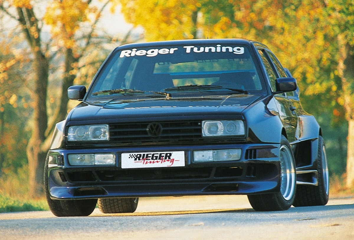 Voorschermen Breedversie ll VW Golf II Polyester Rieger