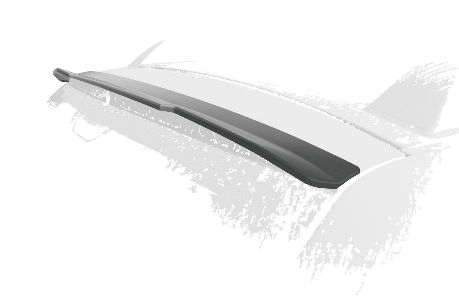 Achterspoiler Dacia Duster (1e Gen) Glans Zwart van CSR Automotive (2010-2018)