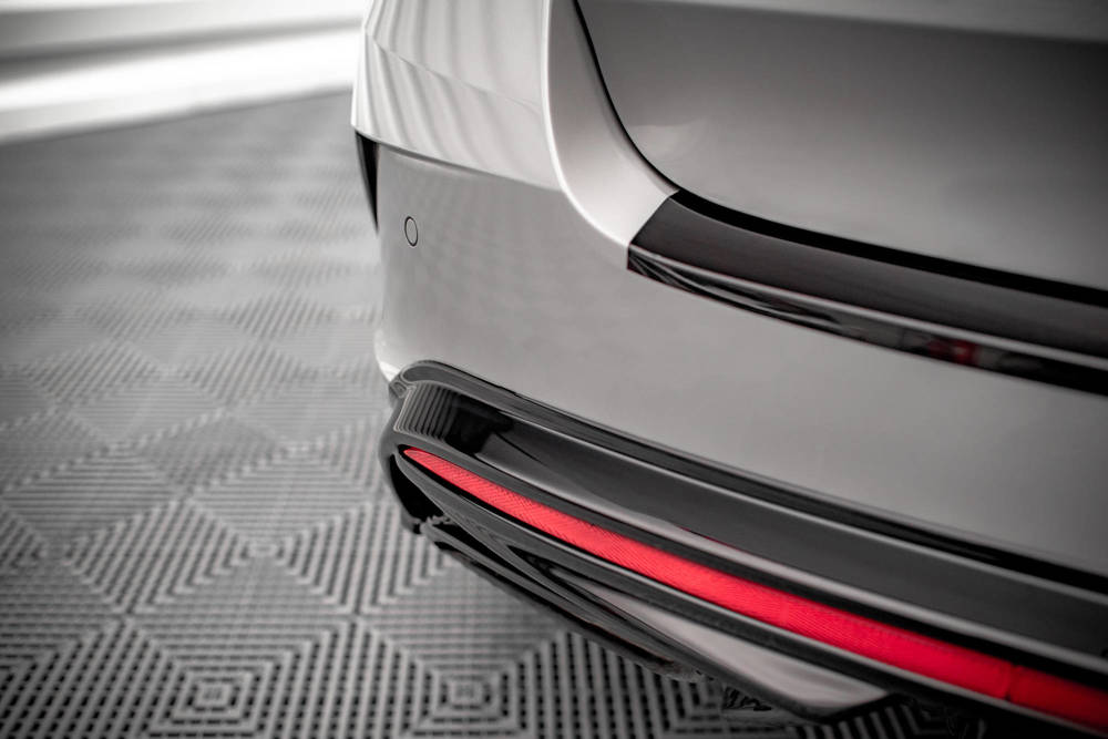 Diffuser passend voor Skoda Octavia RS MK4 Maxton Glans Zwart