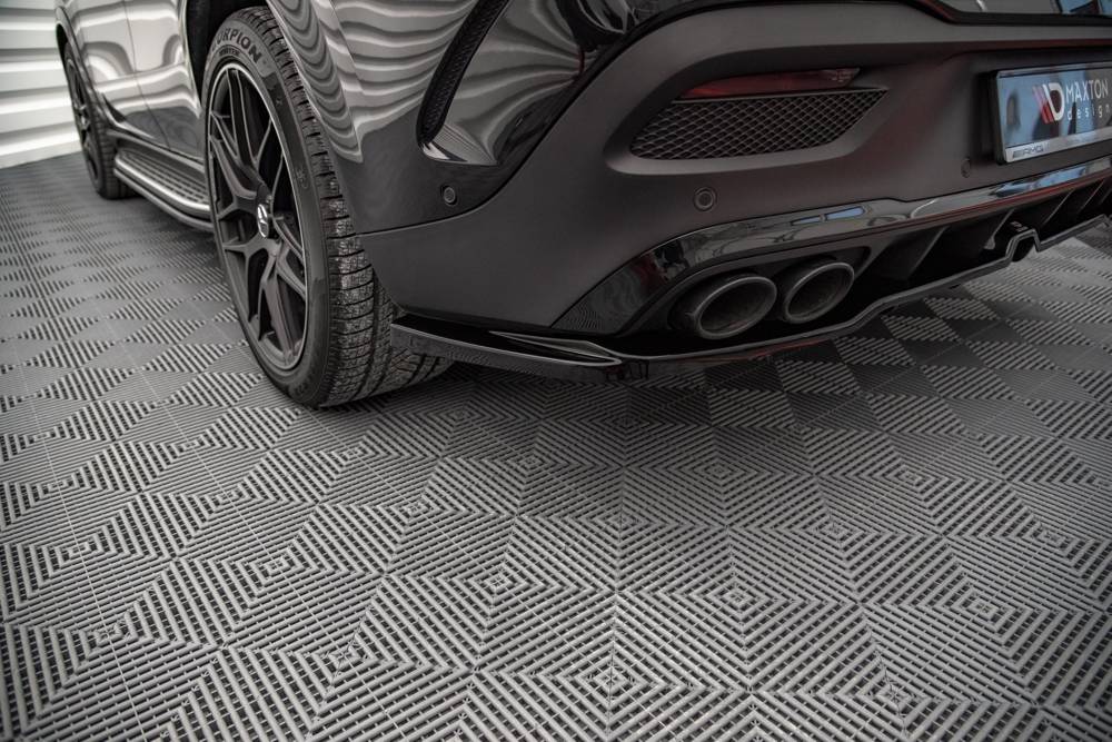 Diffuser passend voor Mercedes GLE 53 AMG Coupe C167 Maxton Glans Zwart