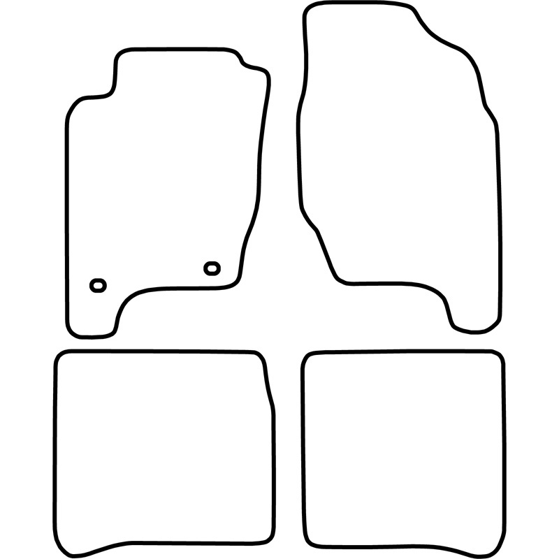 Automatten Velours  Toyota Carina E 1992-1997