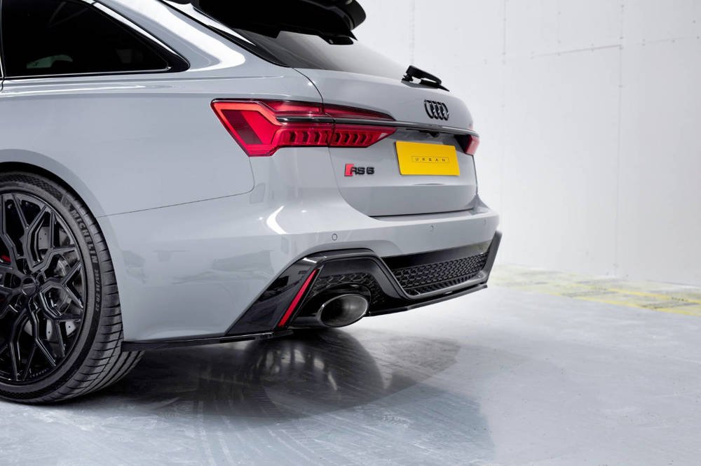 Diffuser passend voor Audi RS6 / RS7 C8 Maxton Glanzend Zwart