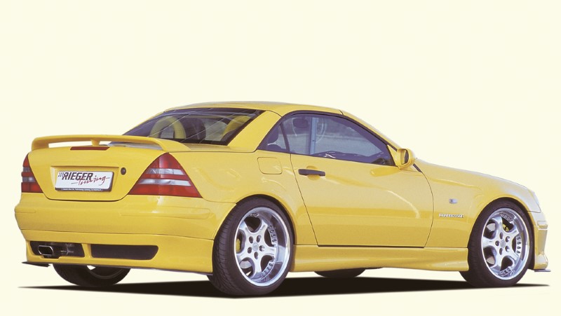 Achterbumper Diffuser passend voor Mercedes SLK tot model 00 Rieger