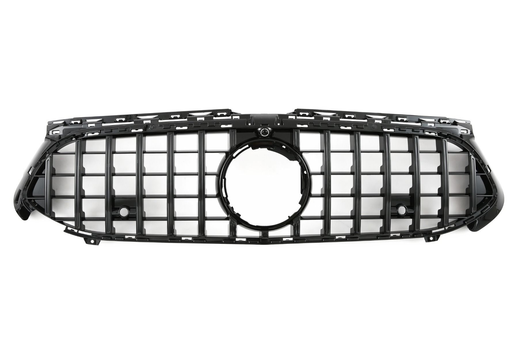 Grill passend voor Mercedes A-klasse W177 / V177 GT-Look Glans Zwart (Facelift)