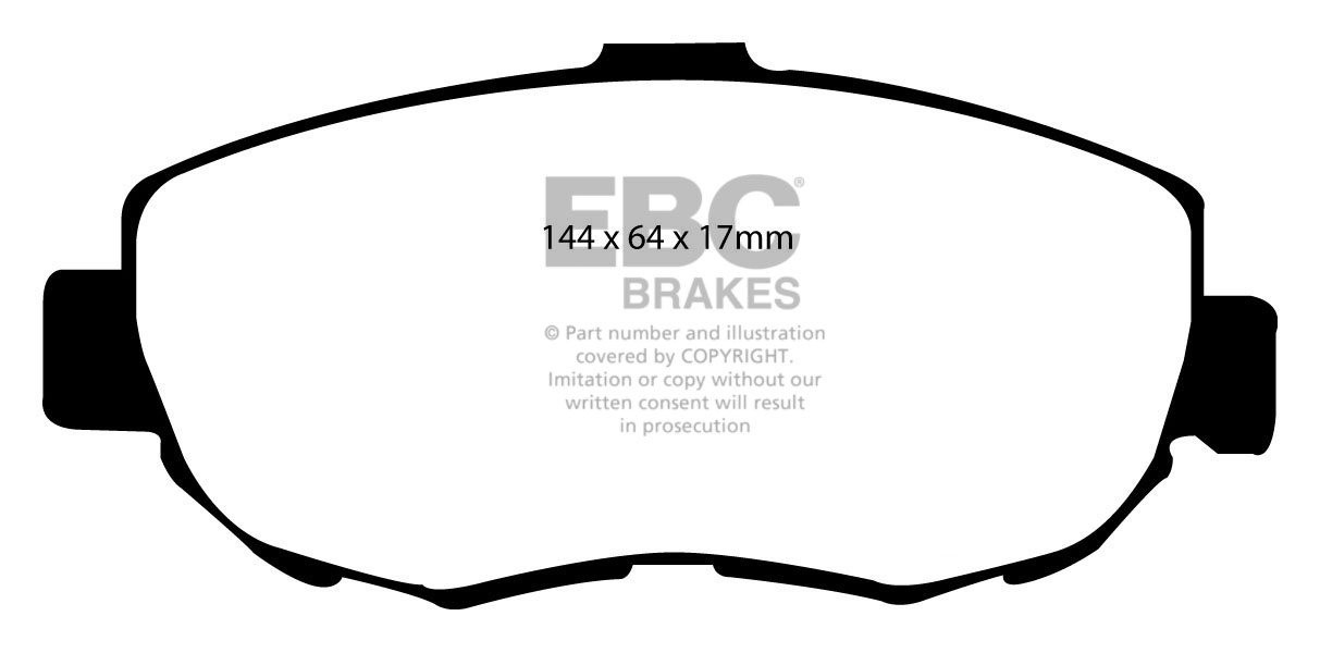 EBC Brakes LEXUS GS430 4.3 2000-2005 Remblokken voorzijde redstu