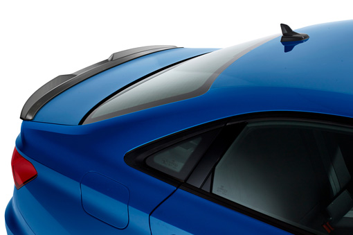 Spoiler passend voor Audi A3 Limousine (8Y) CSR glans Zwart