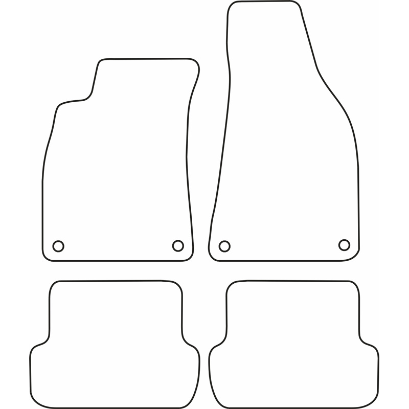 Automatten  Seat Exeo 2009-