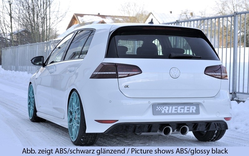 Achterbumper Diffuser Rieger VW Golf R VII