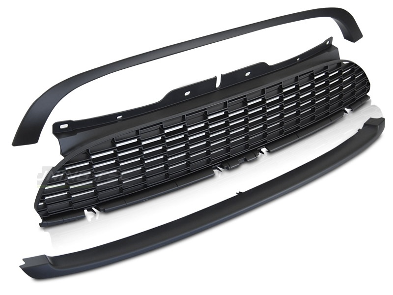 Grill Mini Cooper R55 R56 R57 R58 R59 JCW look mat zwart