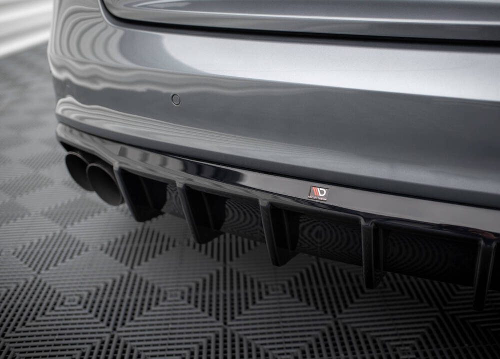 Achter Diffuser passend voor Audi A5 S-line Coupe / Sportback 8t Facelift (Single Side Dual Exhaust Version)